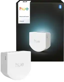 Coolblue Philips Hue Module d'Interrupteur Mural Filaire pour Lampes Non Connectées 1 Canal aanbieding