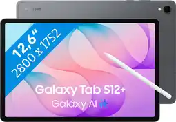 Coolblue Samsung Galaxy Tab S12 Plus 12,6 Pouces 256 Go Wifi Gris aanbieding