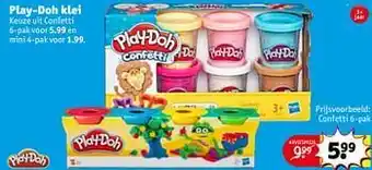 Kruidvat Play-doh klei confetti aanbieding