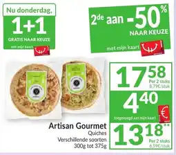 Intermarché Artisan Gourmet Quiches aanbieding
