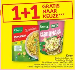 Intermarché Knorr Spaghetteria Pasta cup aanbieding