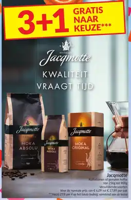 Intermarché Jacqmotte koffie aanbieding