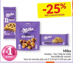 Intermarché Milka koekjes aanbieding