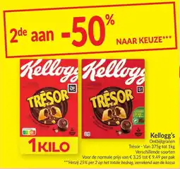 Intermarché Kellogg's Trésor aanbieding