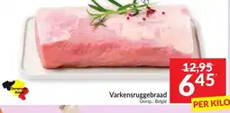 Intermarché Varkensruggebraad aanbieding