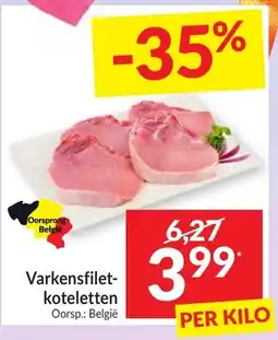 Intermarché Varkensfilet-koteletten aanbieding