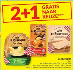 Intermarché Le Rustique Fondue aanbieding