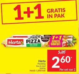 Intermarché Herta Pizzadeeg Dun & rond aanbieding