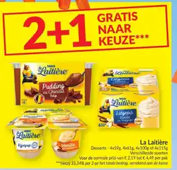 Intermarché La Laitière Desserts aanbieding