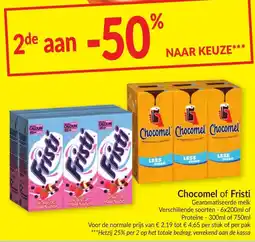 Intermarché Chocomel of Fristi aanbieding