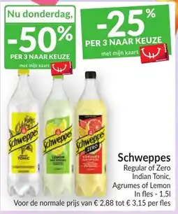 Intermarché Schweppes Indian Tonic aanbieding