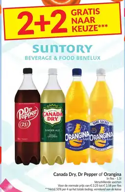 Intermarché Canada dry dr pepper of orangina aanbieding