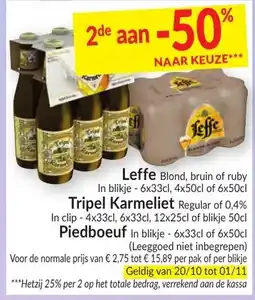Intermarché Leffe Blond aanbieding