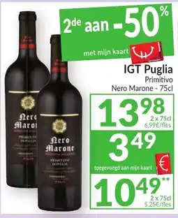 Intermarché IGT Puglia Primitivo Nero Marone aanbieding