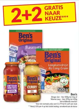 Intermarché Ben's droge rijst aanbieding
