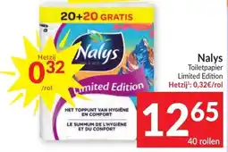 Intermarché Nalys toiletpapier limited edition aanbieding