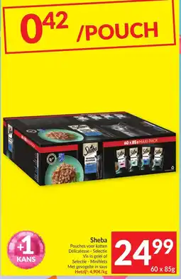 Intermarché Sheba Pouches voor katten aanbieding