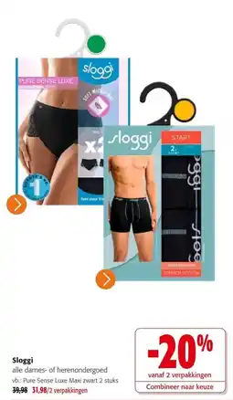 Colruyt Sloggi alle dames- of herenondergoed aanbieding