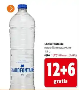 Colruyt Chaudfontaine natuurlijk mineraalwater aanbieding