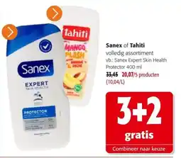 Colruyt Sanex of Tahiti aanbieding