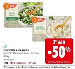 Colruyt Iglo Crème de la crème aanbieding