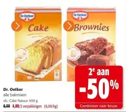 Colruyt Dr. Oetker alle bakmixen aanbieding