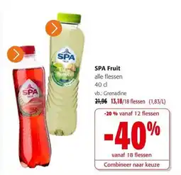 Colruyt spa fruit aanbieding