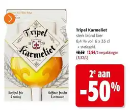 Colruyt Tripel Karmeliet aanbieding