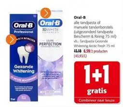 Colruyt Oral-B tandpasta aanbieding