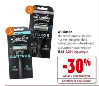 Wilkinson scheerproducten voor mannen