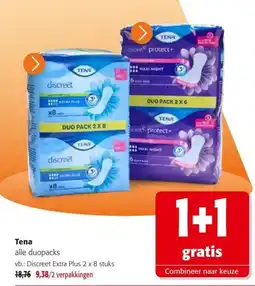 Colruyt Tena alle duopacks aanbieding