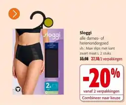 Colruyt Sloggi alle dames- of herenondergoed aanbieding