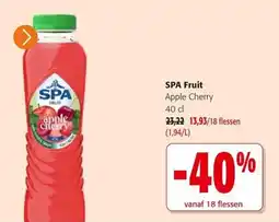 Colruyt spa fruit apple cherry aanbieding