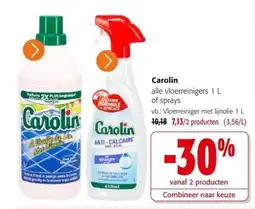 Colruyt Carolin alle vloerreinigers aanbieding