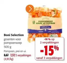 Colruyt Boni Selection groenten voor pompoensoep aanbieding