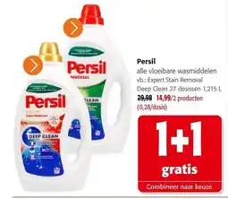 Colruyt Persil alle vloeibare wasmiddelen aanbieding