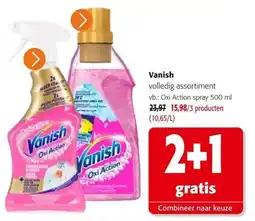 Colruyt Vanish Oxi Action aanbieding