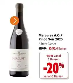 Colruyt Mercurey A.O.P. Pinot Noir aanbieding