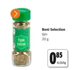 Colruyt Boni Selection tijm aanbieding