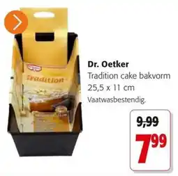 Colruyt Dr. Oetker tradition cake bakvorm aanbieding