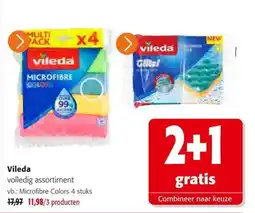 Colruyt Vileda volledig assortiment aanbieding