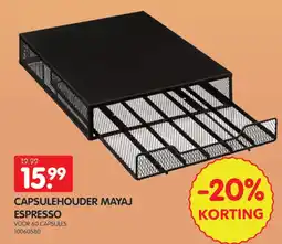 Yess capsulehouder mayaj espresso aanbieding