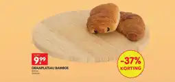 Yess Draaiplateau bamboe aanbieding