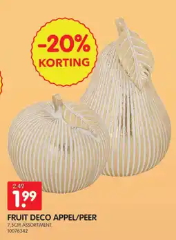 Yess fruit deco appel/peer aanbieding