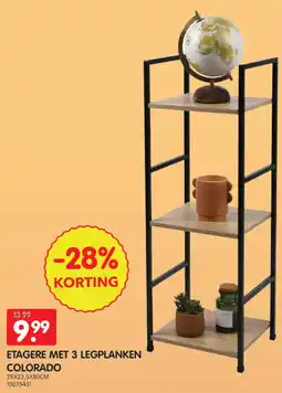 Yess etageres met 3 legplanken colorado aanbieding