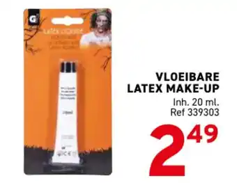 Vloeibare latex make-up