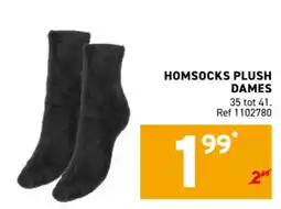 Trafic Homsocks plush dames aanbieding