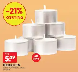 Yess Theelichten aanbieding