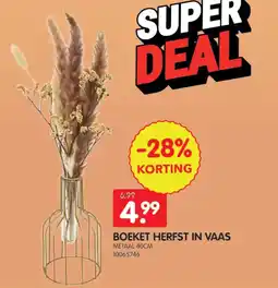 Yess Boeket herfst in vaas aanbieding