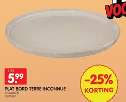 Yess plat bord terre inconnue aanbieding